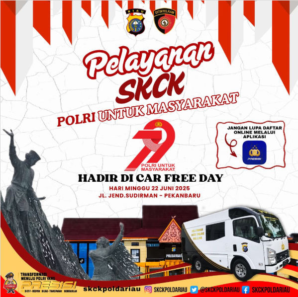 Pelayanan SKCK Gratis Hadir di Car Free Day