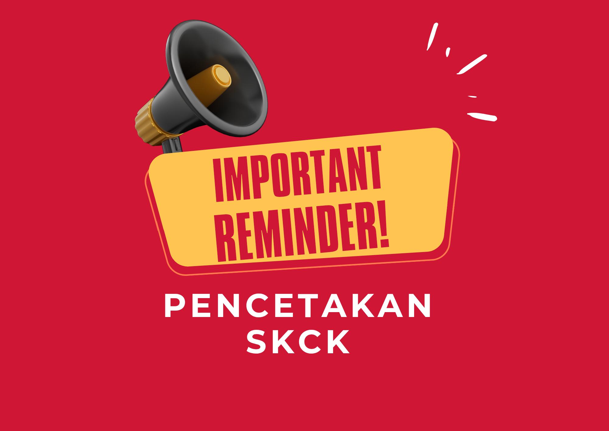 [REMINDER] Penting! Perhatikan Hal Ini Agar SKCK Cepat Dicetak